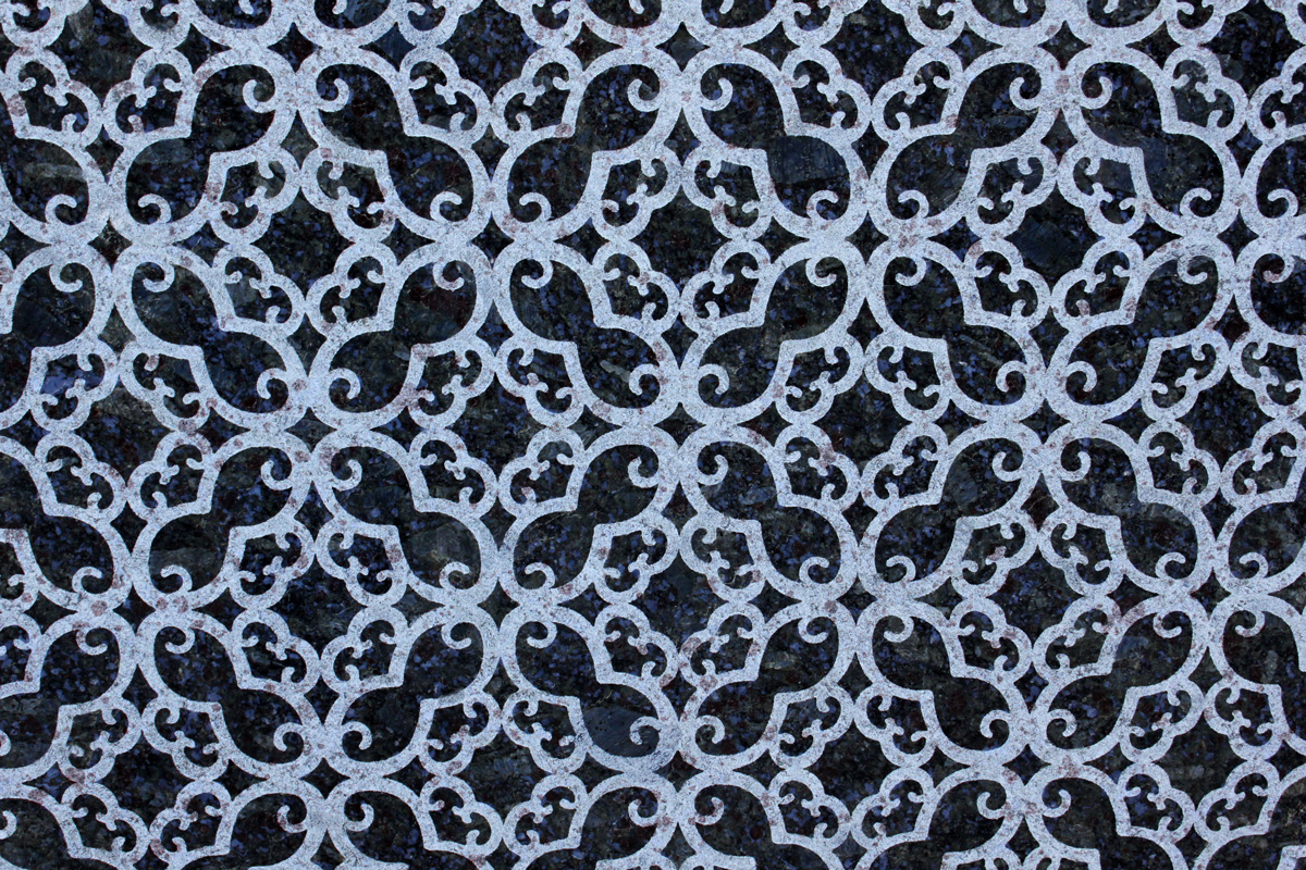 Farfalla Blue (Arabica Design) Texturen Granit blau