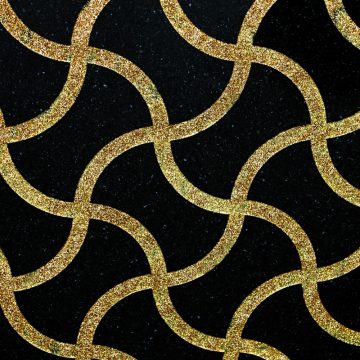 Nero Assoluto (Wave Gold Design) Texturen Granit schwarz