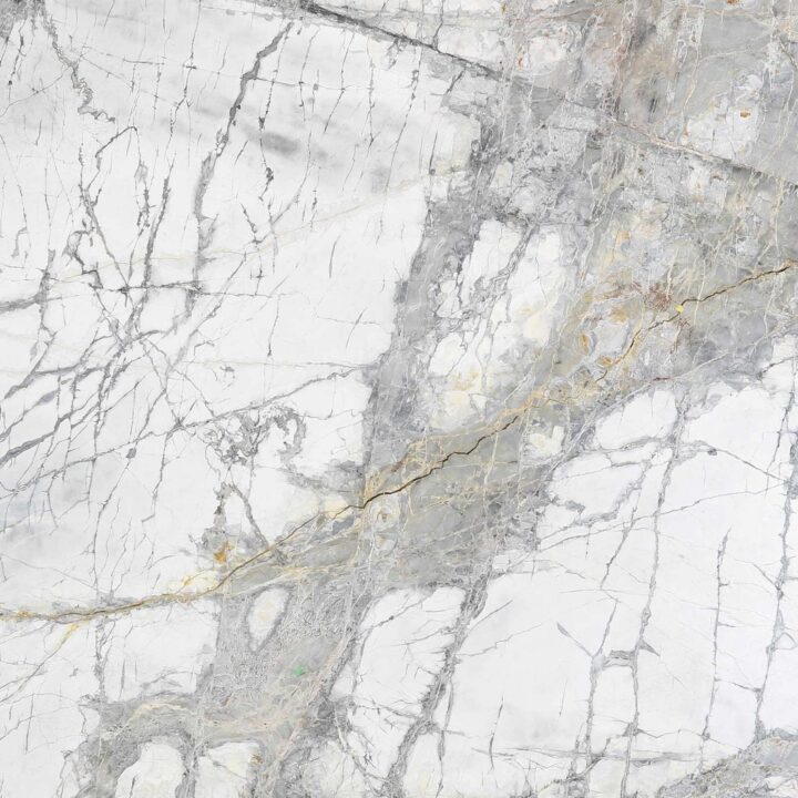 Grigio Pollock Marmor Naturstein Platte in weiss und grau, poliert